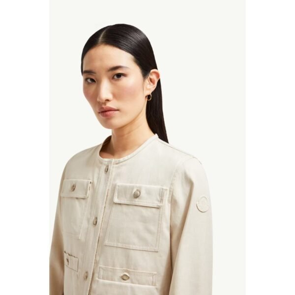 몽클레르 샤텔 코튼 & 리넨 재킷 K10931A00137598G6081_G