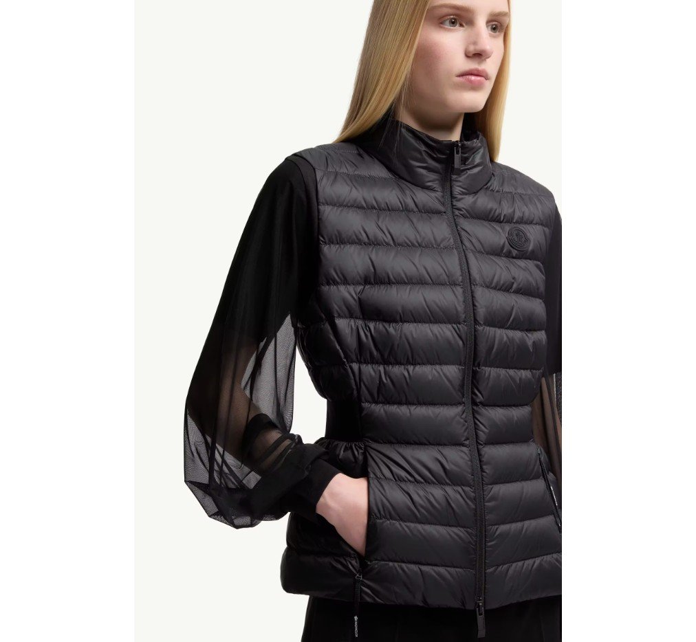 몽클레르 발마리 핏앤플레어 다운 조끼 K20931A00154598AL999_B - 이미지 5