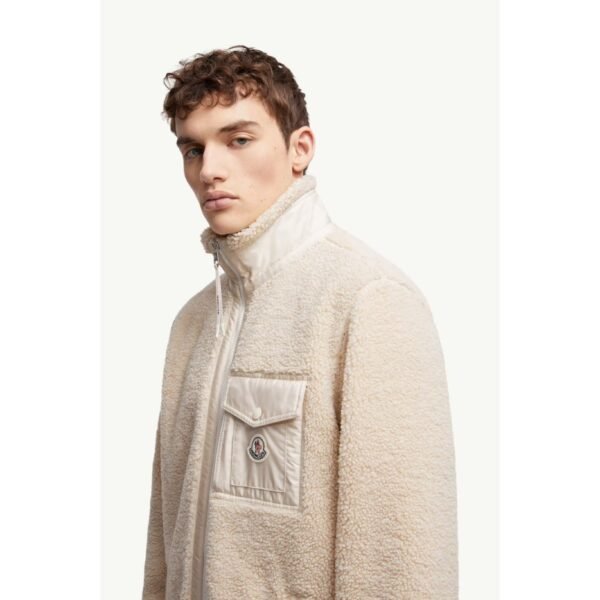 몽클레르 포켓이 있는 테디 지퍼업 스웨트셔츠 K20918G0004389B5921G_G