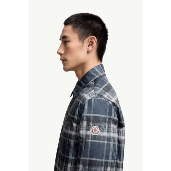 몽클레르 체크 패딩 셔츠 재킷 K20912F00021598WFF79_B