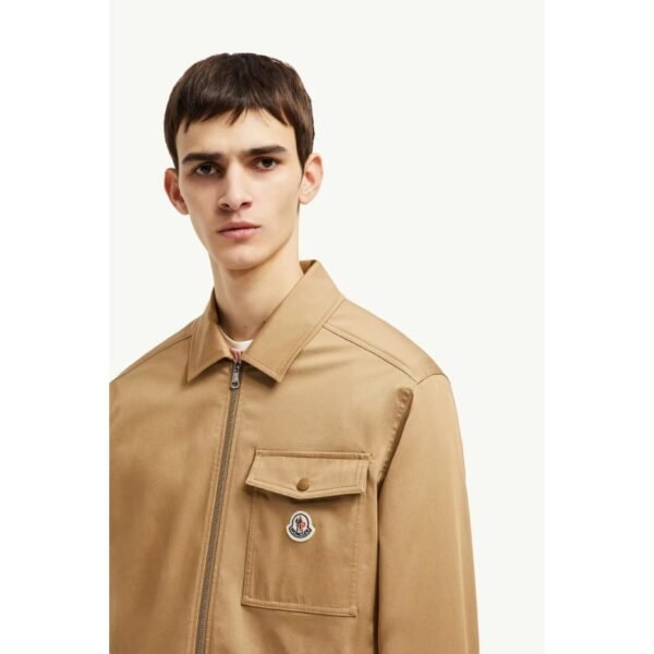 몽클레르 코튼 가바딘 지퍼업 셔츠 재킷 K10912F0000557448248_G