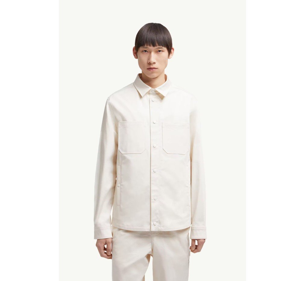 몽클레르 코튼 가바딘 셔츠 재킷 K10912F0002257448041_G - 이미지 3