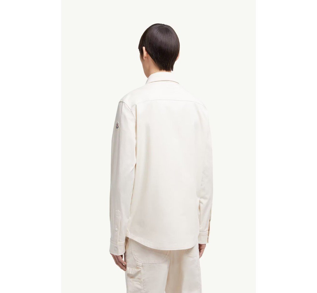 몽클레르 코튼 가바딘 셔츠 재킷 K10912F0002257448041_G - 이미지 4