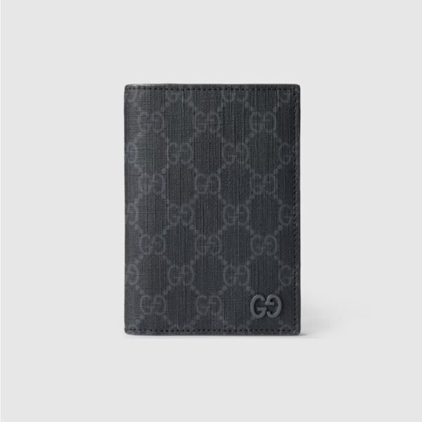 구찌 회색 내부가 있는 GG 여권 케이스 795229FACQC1048