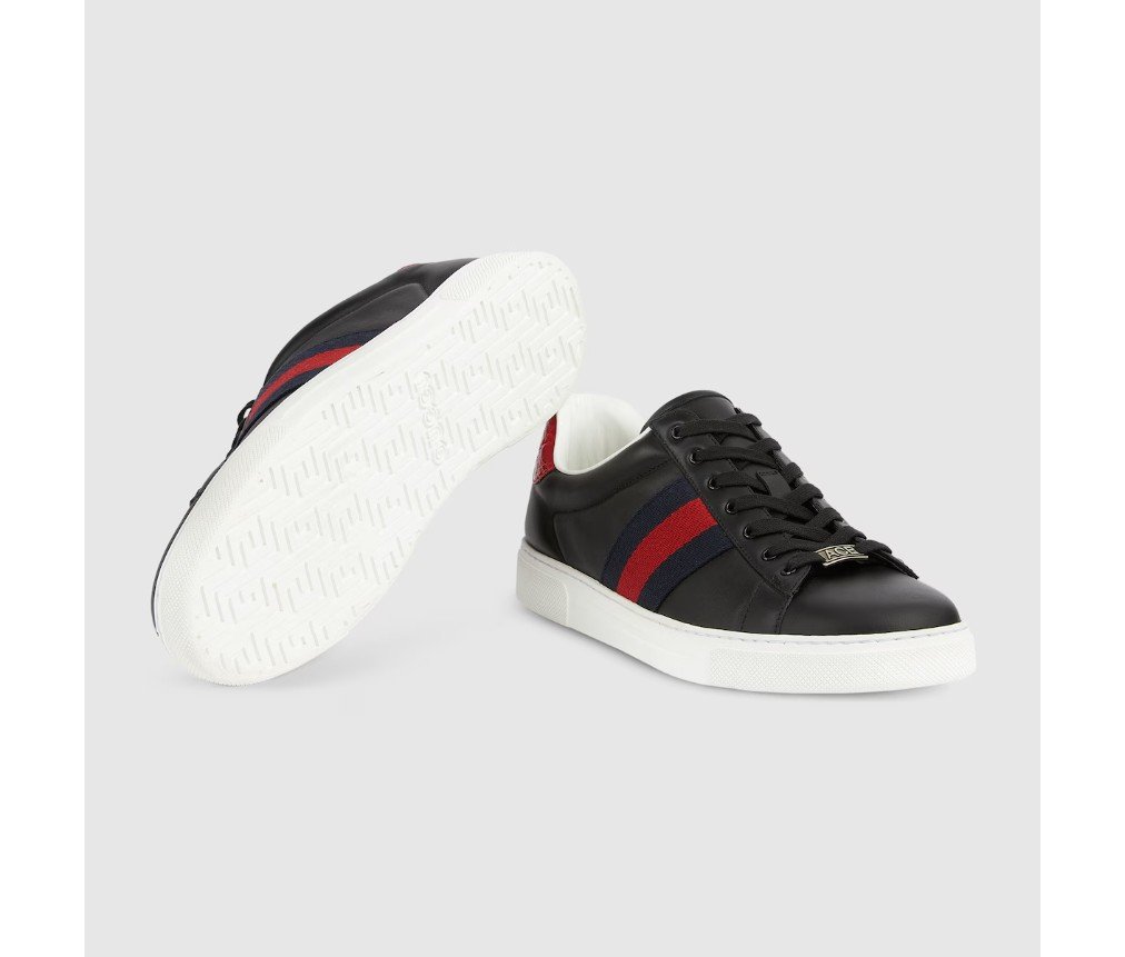 구찌 웹이 있는 남성용 에이스 트레이너 757892AACAG1096 - 이미지 6