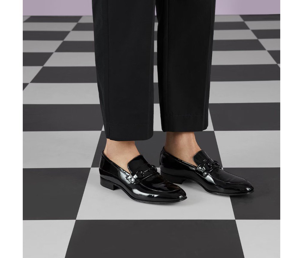 구찌 호스빗 장식이 있는 남성용 로퍼 730137BNC001000 - 이미지 3