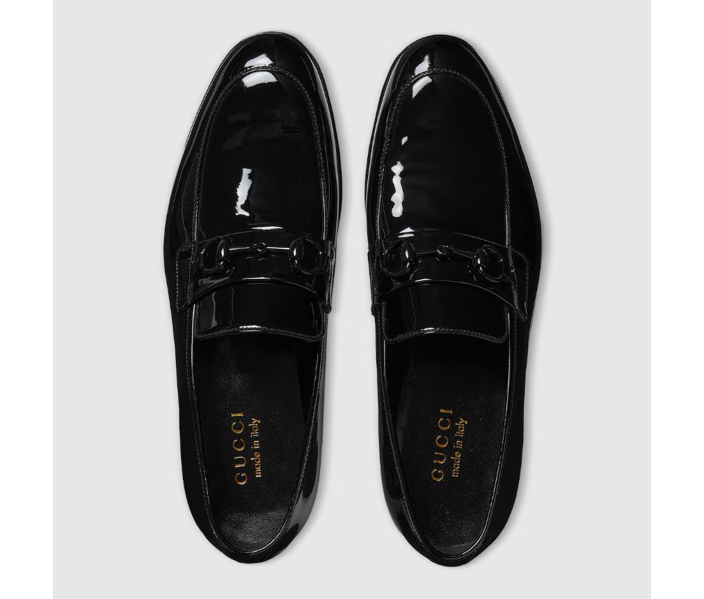 구찌 호스빗 장식이 있는 남성용 로퍼 730137BNC001000 - 이미지 5