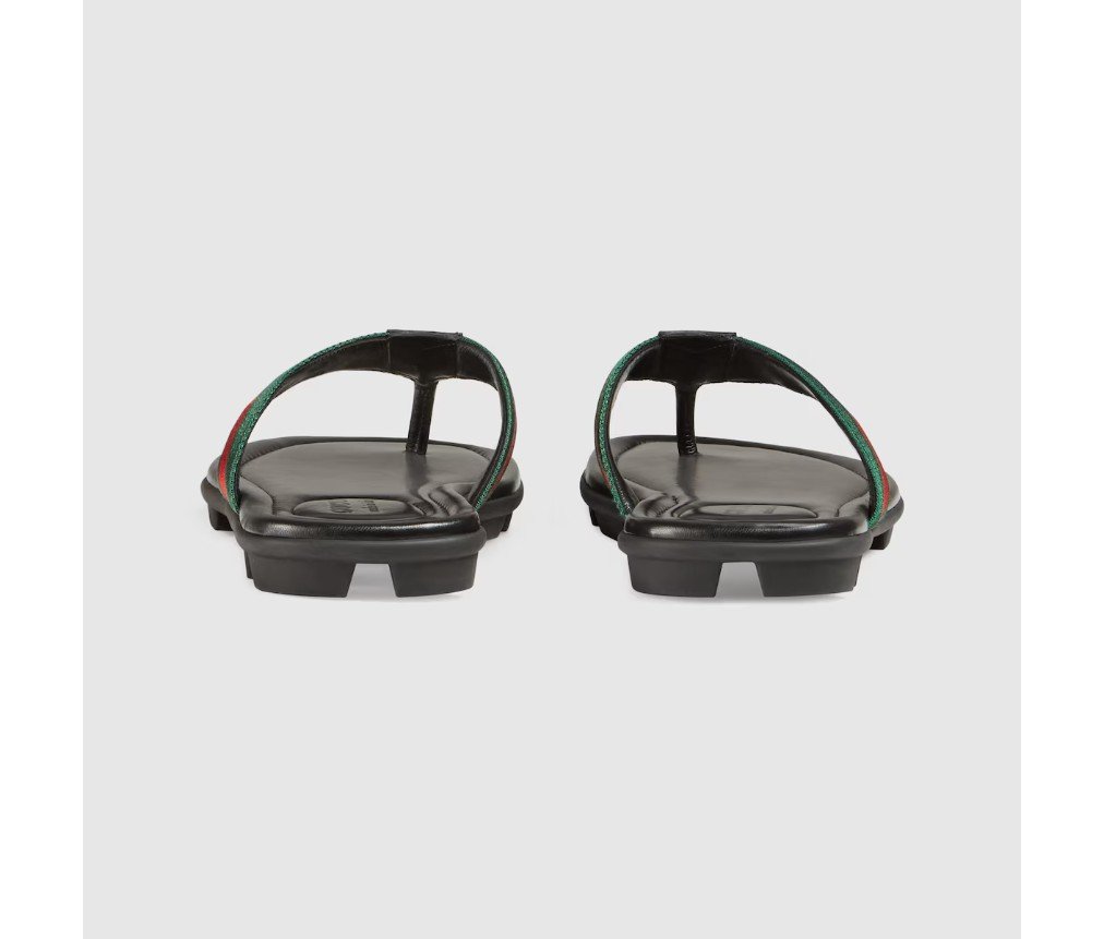 구찌 웹이 달린 남성용 끈 샌들 429362H91A08480 - 이미지 4