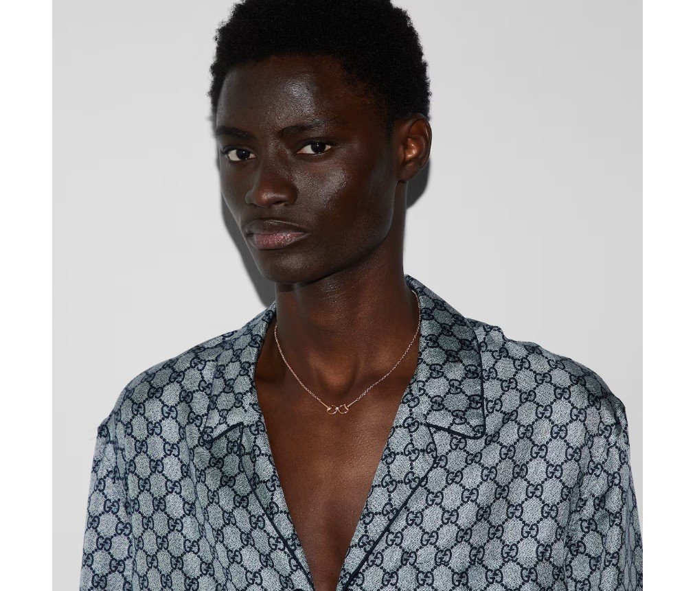 구찌 호스빗 18k 다이아몬드 체인 네크리스 796833J85405702 - 이미지 3