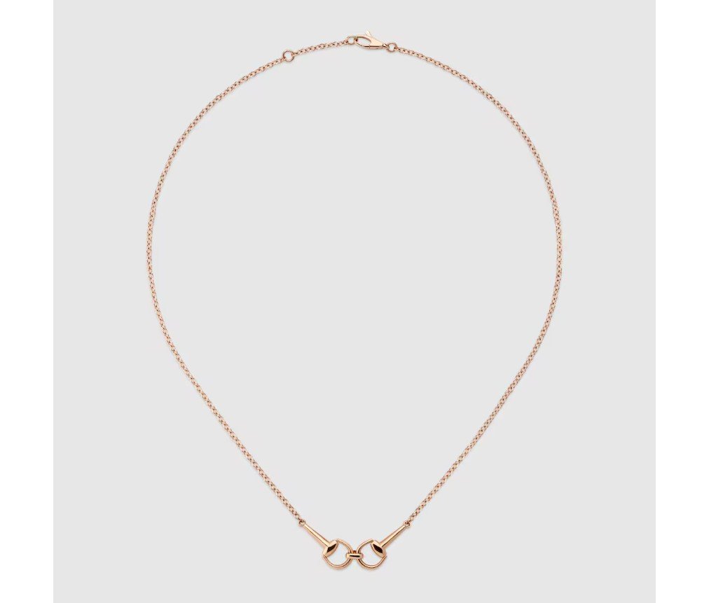 구찌 호스빗 18k 다이아몬드 체인 네크리스 796833J85405702 - 이미지 4