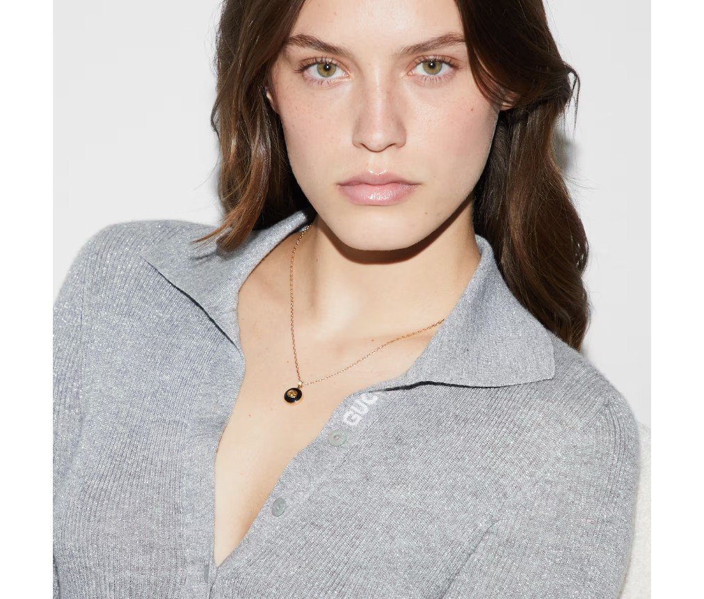 구찌 인터로킹 18k 체인 네크리스 789340J85L08093 - 이미지 3