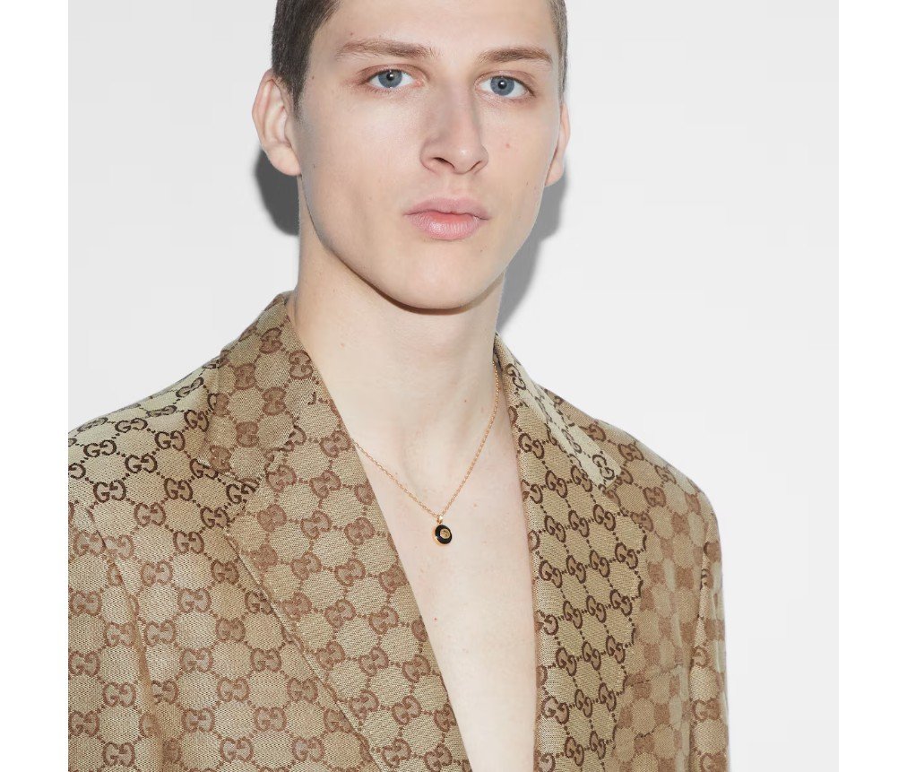 구찌 인터로킹 18k 체인 네크리스 789340J85L08093 - 이미지 4