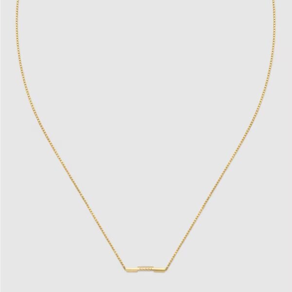 구찌 바가 달린 링크 투 러브 목걸이 662108J85008000