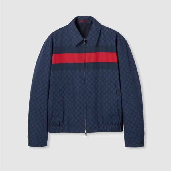 구찌 웹이 있는 GG 코튼 팝린 재킷 833465ZATB94597