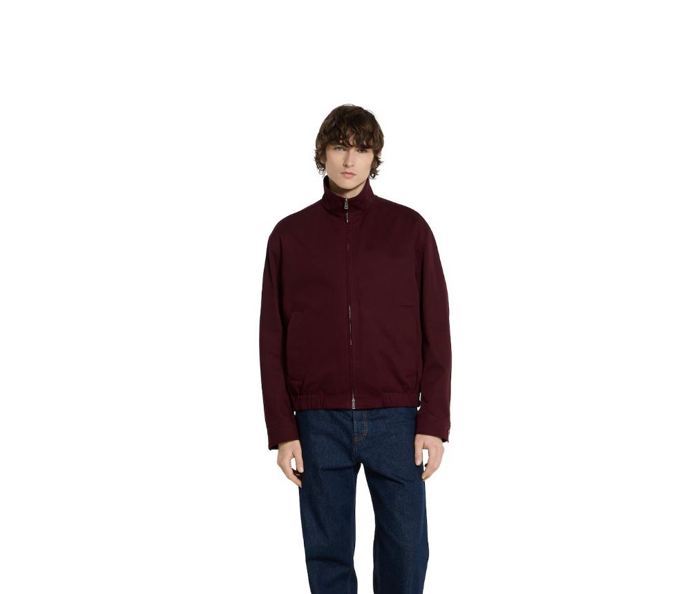 구찌 로고가 있는 코튼 가바딘 재킷 823538ZAST36293 - 이미지 3