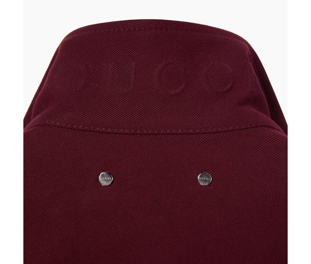 구찌 로고가 있는 코튼 가바딘 재킷 823538ZAST36293 - 이미지 6