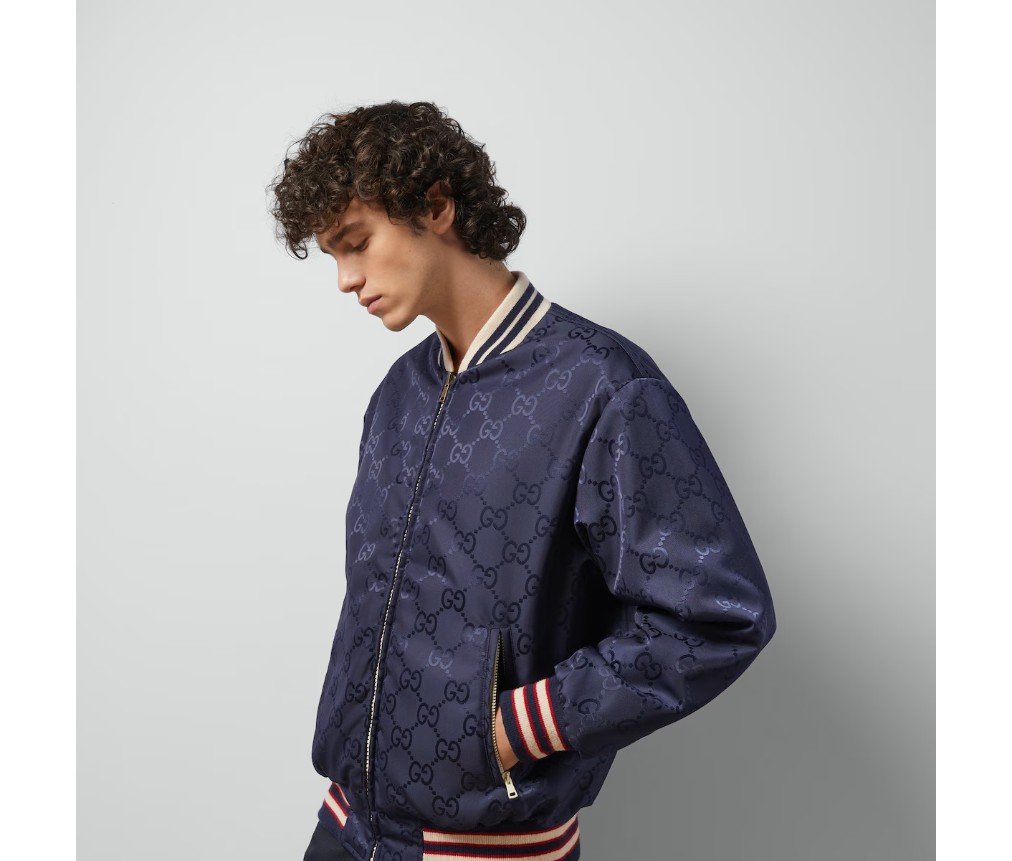 구찌 양면 나일론 캔버스 재킷 770283ZAPA04348 - 이미지 7