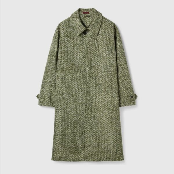 구찌 부클레 프린트가 있는 본디드 팝린 코트 844211Z7AYS3088