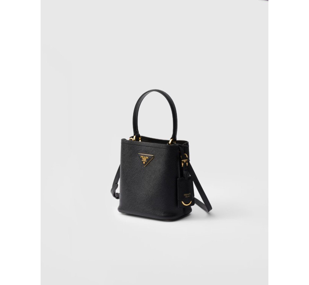 프라다 Prada Panier 미니 사피아노 가죽 가방 1BA217_2ERX_F0002_V_OOD - 이미지 2