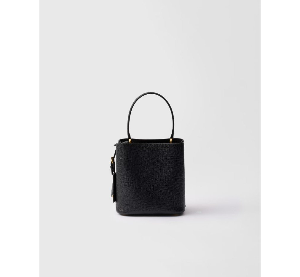 프라다 Prada Panier 미니 사피아노 가죽 가방 1BA217_2ERX_F0002_V_OOD - 이미지 3