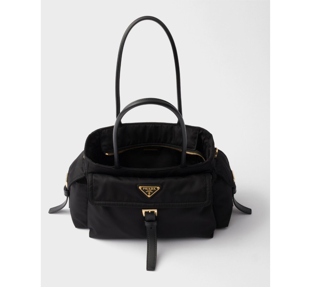프라다 익스플로러 미디엄 나일론 & 레더 토트백 1BG596_RDLN_F0002_V_OOO - 이미지 5