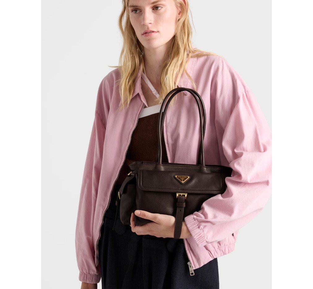 프라다 익스플로러 미디엄 나파 가죽 토트백 1BG596_2DX8_F0038_V_OOO - 이미지 2