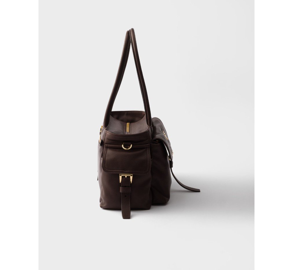 프라다 익스플로러 미디엄 나파 가죽 토트백 1BG596_2DX8_F0038_V_OOO - 이미지 6