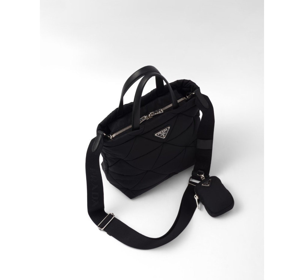 프라다 패딩 나일론 토트백 1BG373_RDJN_F0002_V_B9O - 이미지 3