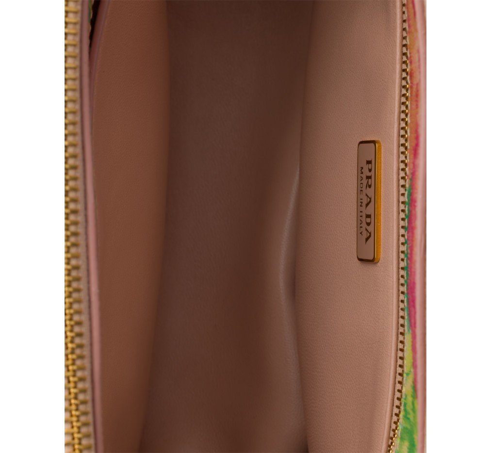 프라다 갤러리아 미니 프린트 사피아노 가죽 백 1BA916_2FOM_F0089_V_BOR - 이미지 5