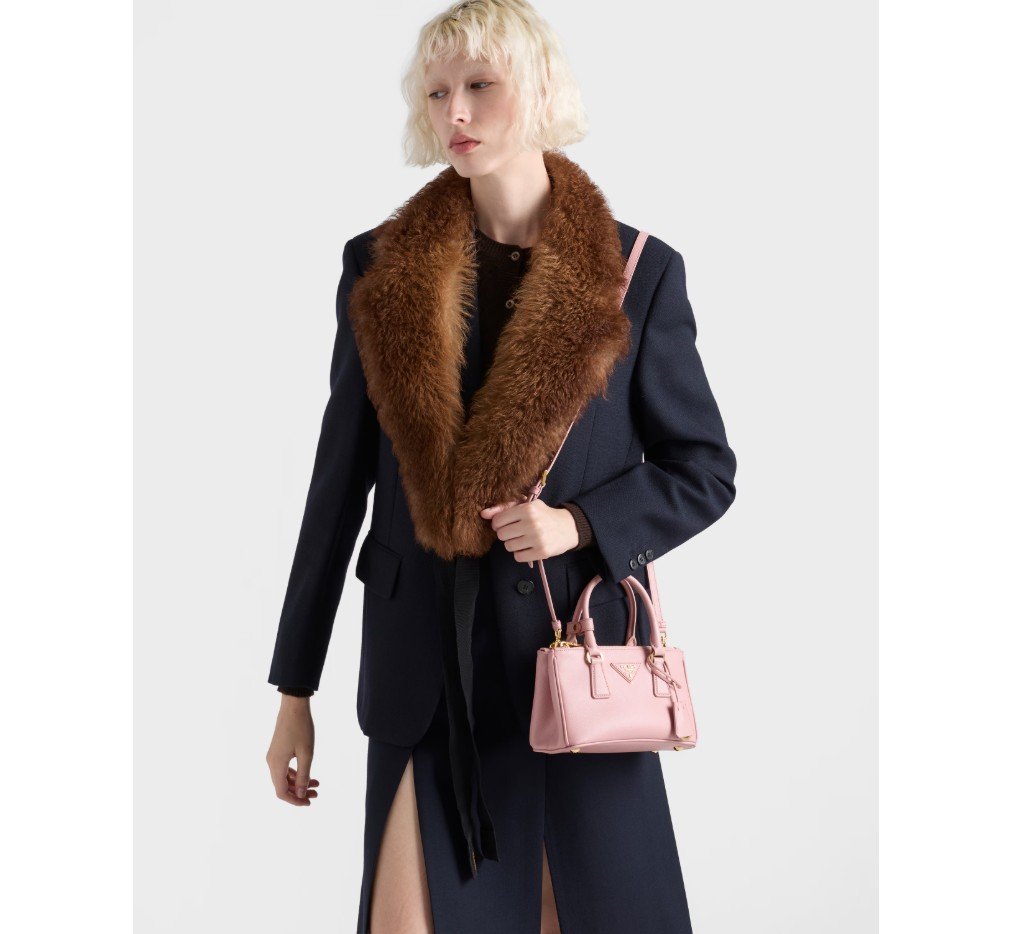 프라다 갤러리아 미니 사피아노 가죽 가방 1BA916_NZV_F0924_V_EOO - 이미지 8