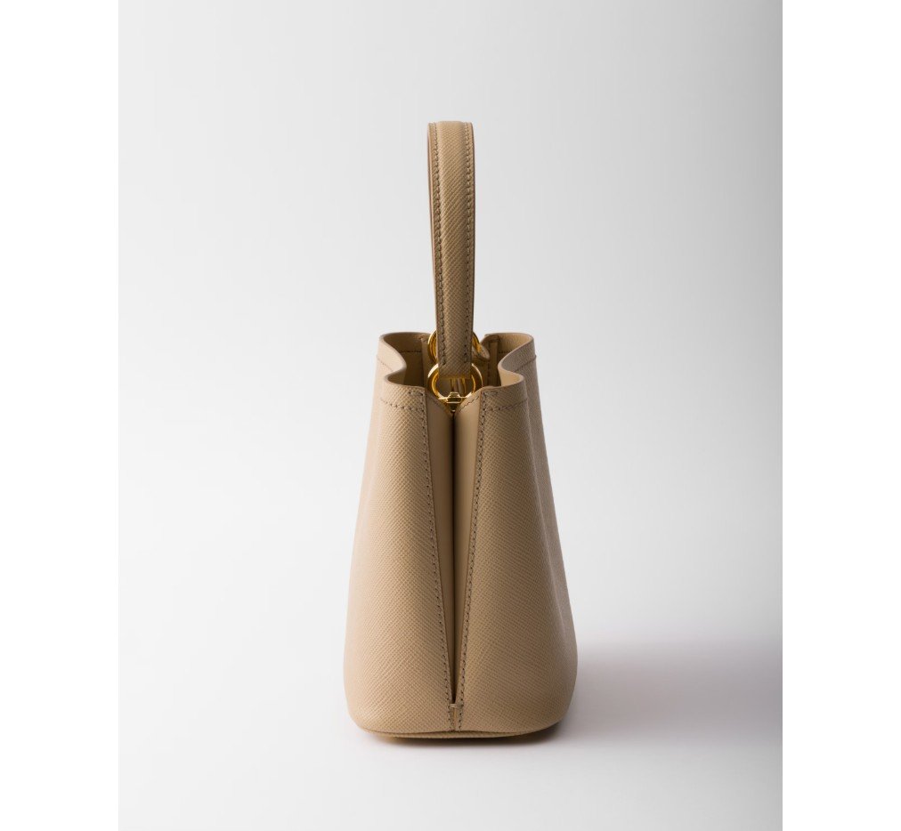 프라다 Prada Panier 미니 사피아노 가죽 가방 1BA217_2ERX_F0036_V_OOD - 이미지 5