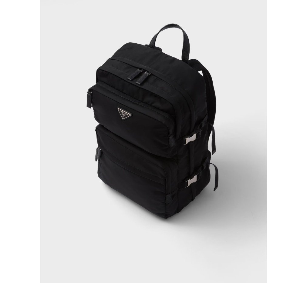 프라다 나일론과 사피아노 가죽 백팩 2VZ101_2DMG_F0002_V_OOO - 이미지 3