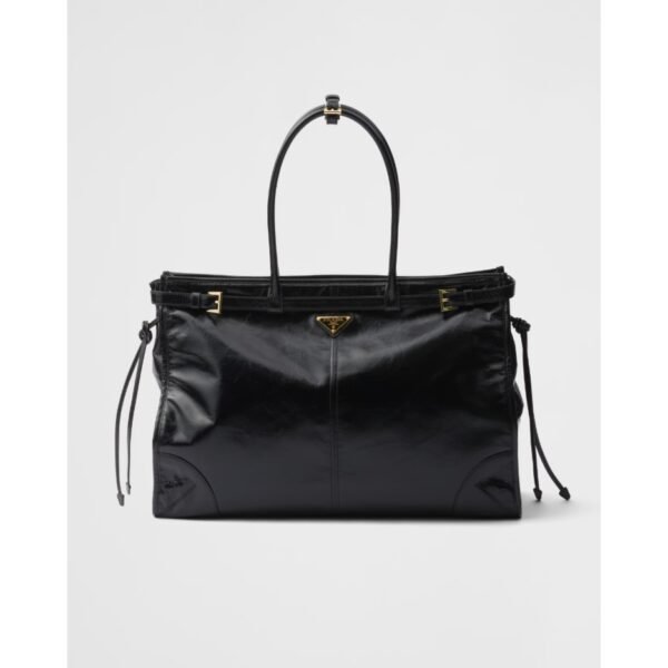 프라다 PRADA BONNIE EXTRA-라지 가죽 핸드백 1BA439_2CYR_F0002_V_OOO