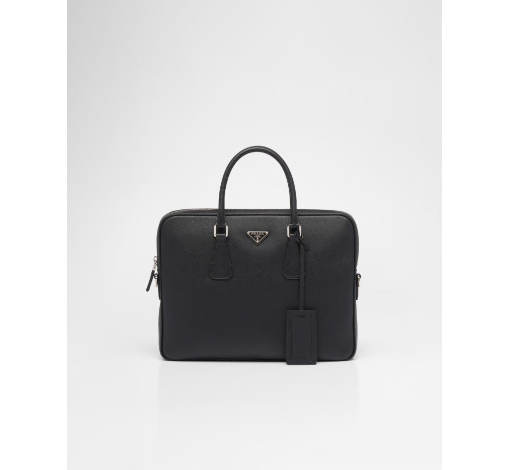 프라다 사피아노 가죽 작업 가방 2VE368_9Z2_F0002_V_OOX