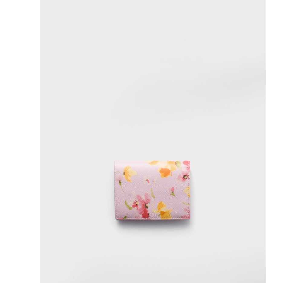프라다 스몰 플로럴 프린트 사피아노 가죽 지갑 1MV021_QHH_F0924 - 이미지 3