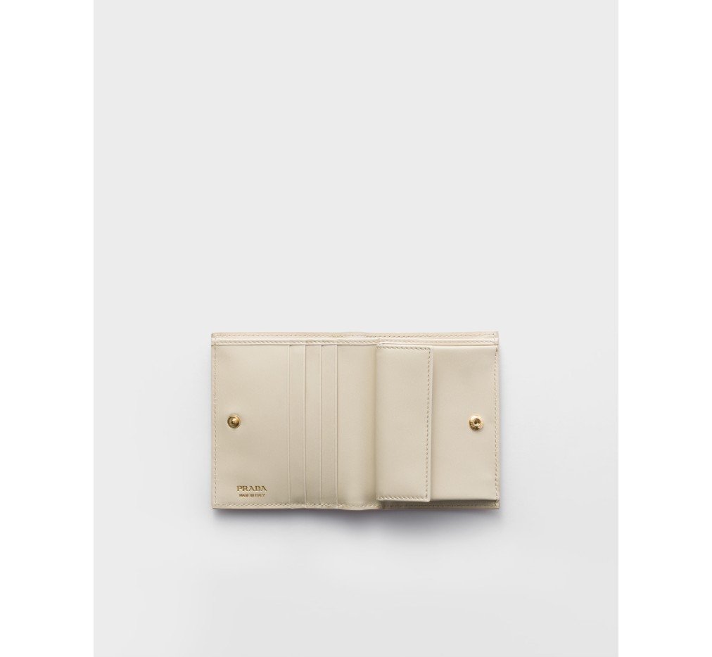 프라다 스몰 플로럴 프린트 사피아노 가죽 지갑 1MV204_2HM6_F0507 - 이미지 2