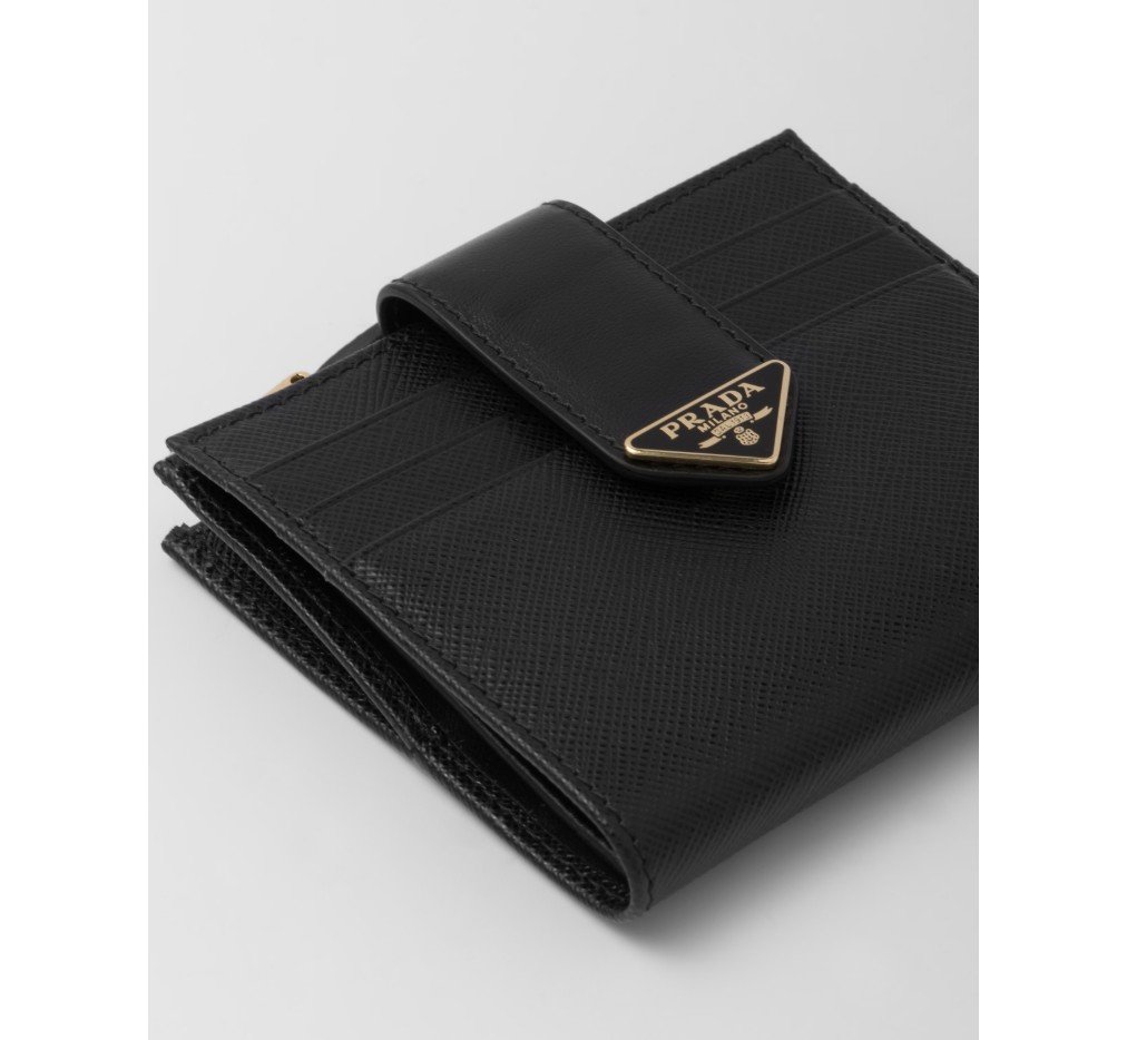 프라다 스몰 사피아노 & 부드러운 가죽 지갑 1ML047_2DYG_F0002 - 이미지 5