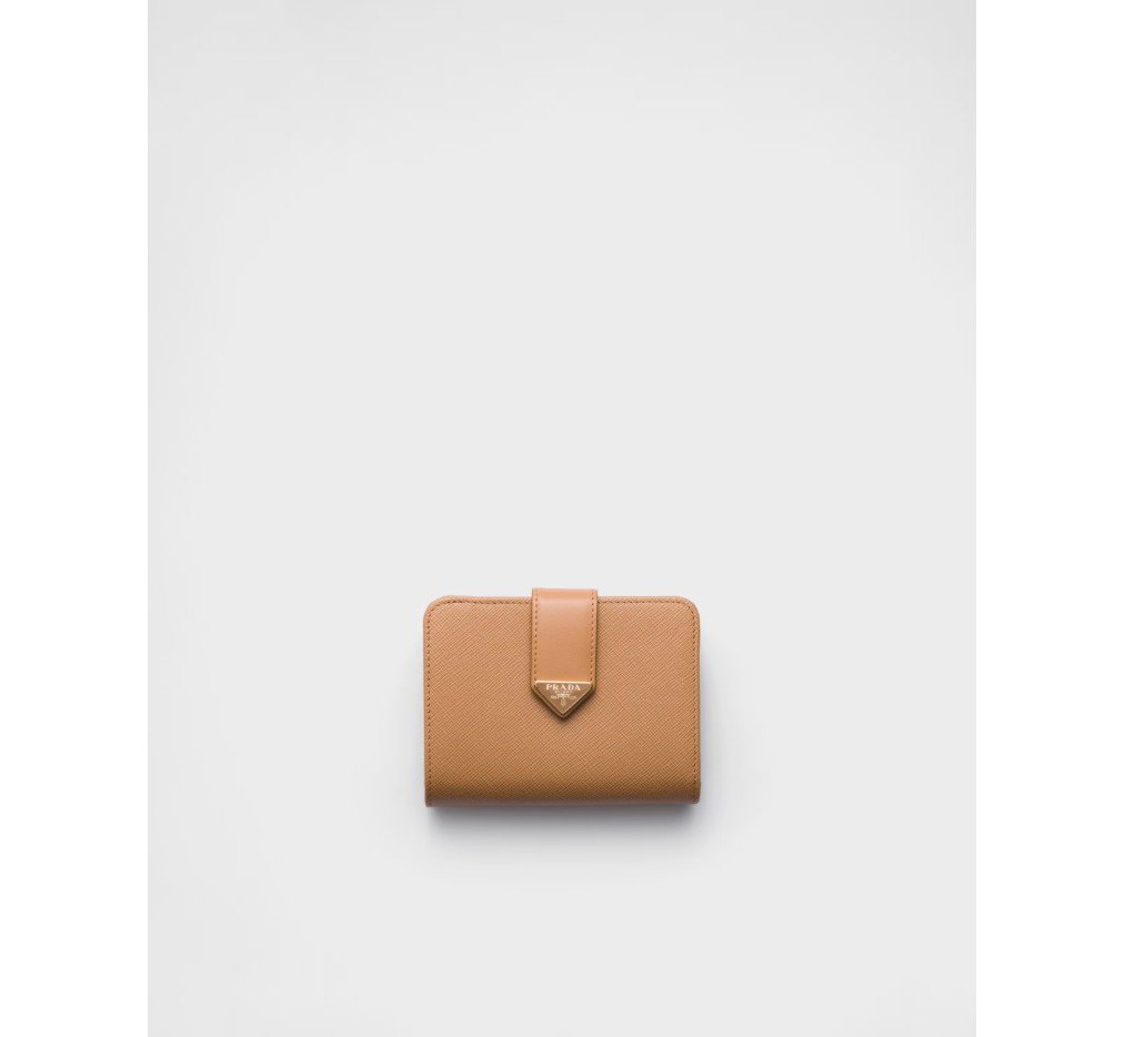 프라다 스몰 사피아노 & 부드러운 가죽 지갑 1ML018_2DYG_F0018