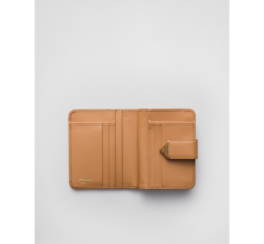 프라다 스몰 사피아노 & 부드러운 가죽 지갑 1ML018_2DYG_F0018 - 이미지 2