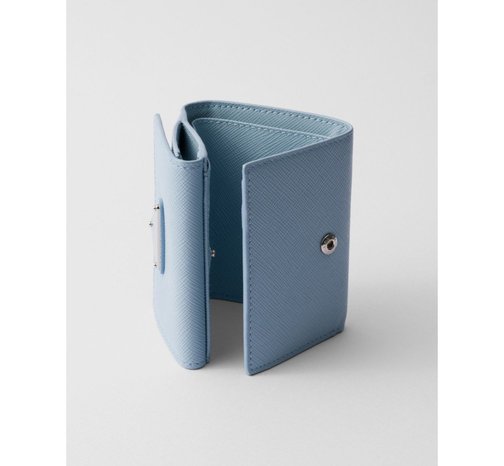 프라다 스몰 사피아노 가죽 지갑 1MH042_QHH_F0EMZ - 이미지 4