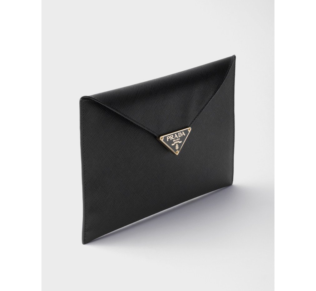프라다 사피아노 가죽 엔벨로프 클러치 1MF048_2CLQ_F0002 - 이미지 4