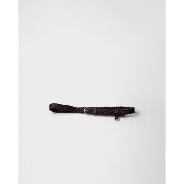 프라다 브레이디드 가죽 벨트 1CS144_054_F0324