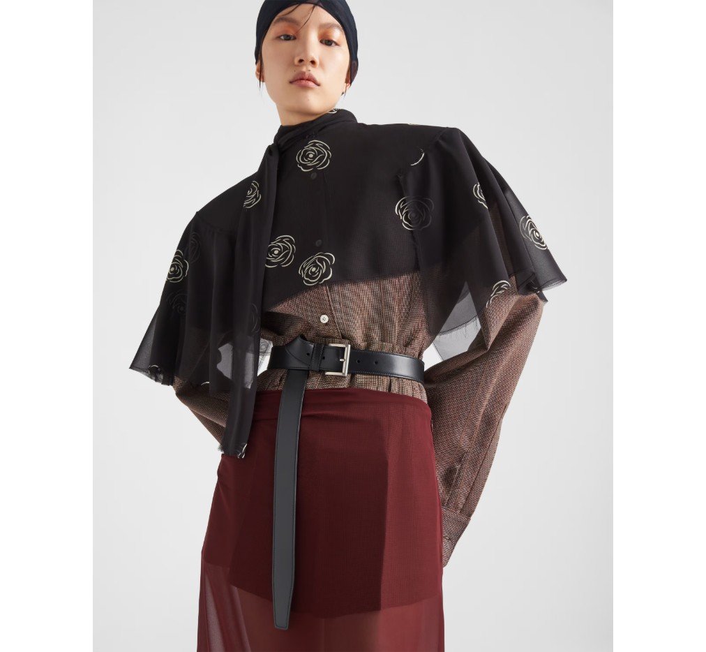 프라다 가죽 벨트 1CC596_2CL2_F03U2 - 이미지 2