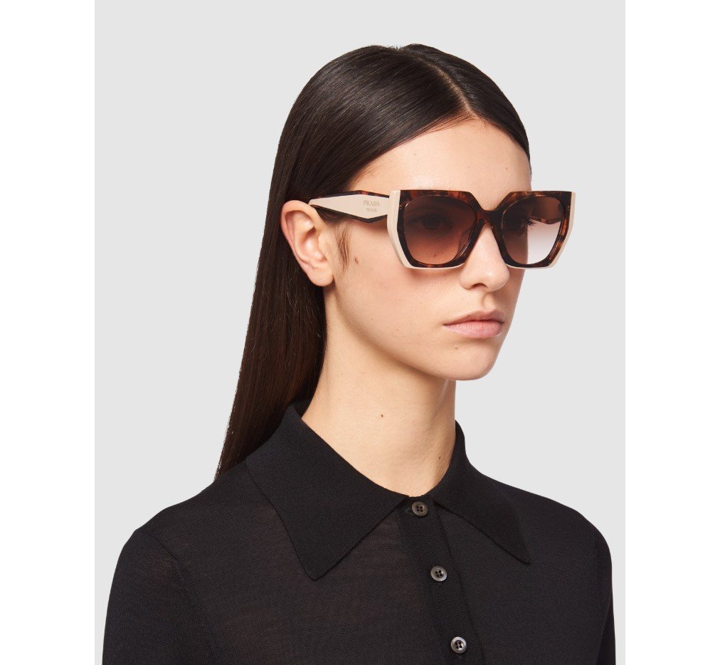프라다 로고가 있는 선글라스 SPR15W_E01R_F00A6_C_054 - 이미지 2
