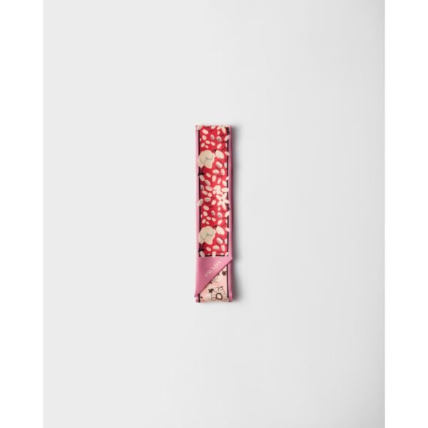 프라다 프린트 실크 트윌 스키니 스카프 1FF008_2HJR_F0X37