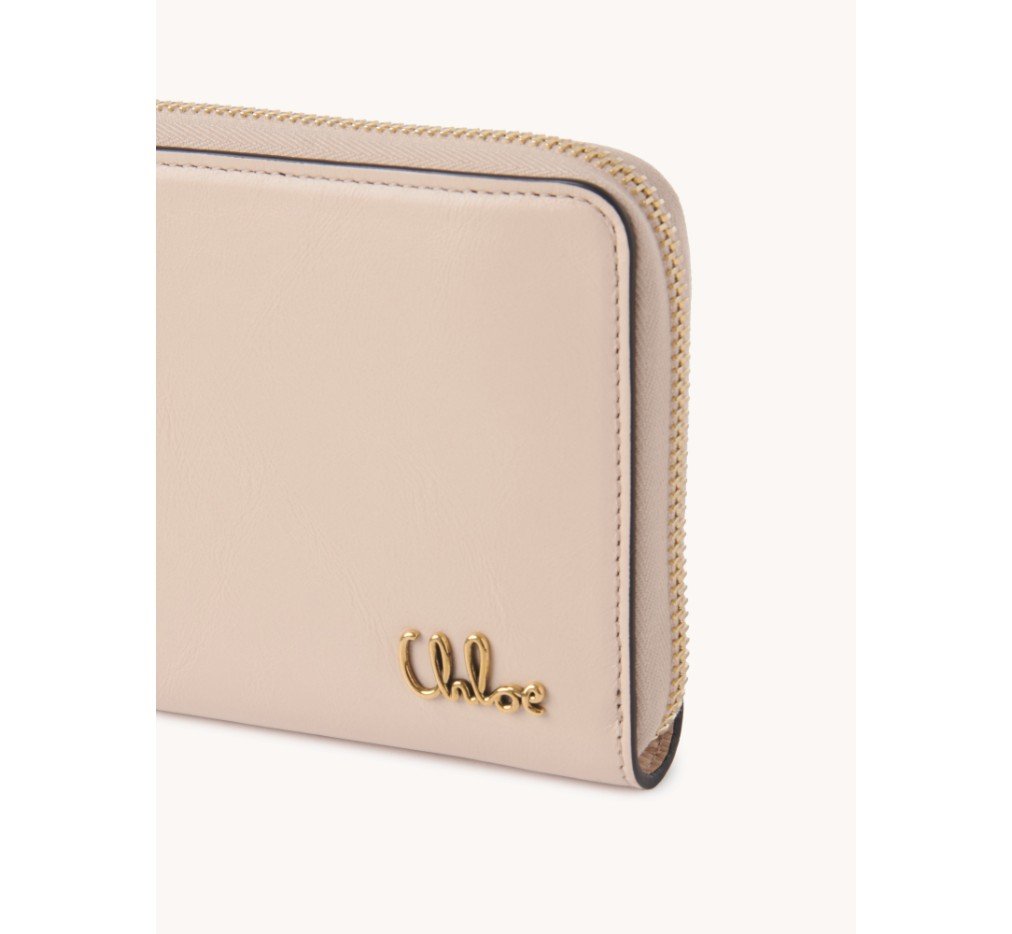 클로이 샤이니 가죽 소재의 클로에 아이코닉 롱 지퍼 지갑 CHC21WP715F57001 - 이미지 5