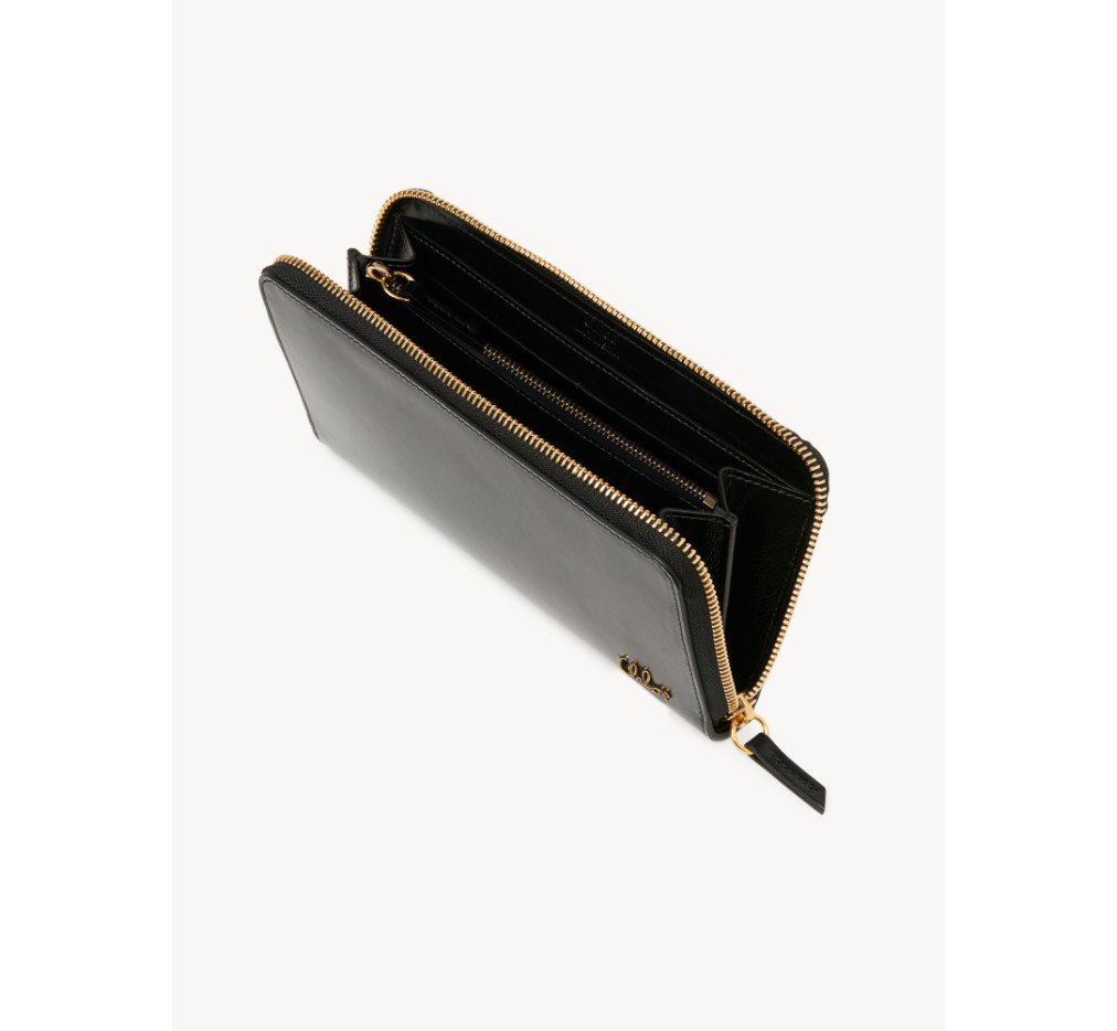 클로이 샤이니 가죽 소재의 클로에 아이코닉 롱 지퍼 지갑 CH25SP488O166J5 - 이미지 4
