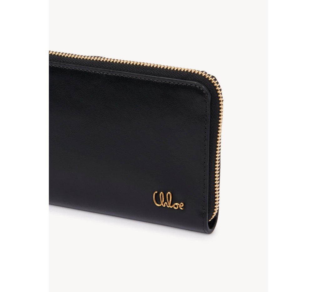 클로이 샤이니 가죽 소재의 클로에 아이코닉 롱 지퍼 지갑 CH25SP488O166J5 - 이미지 5