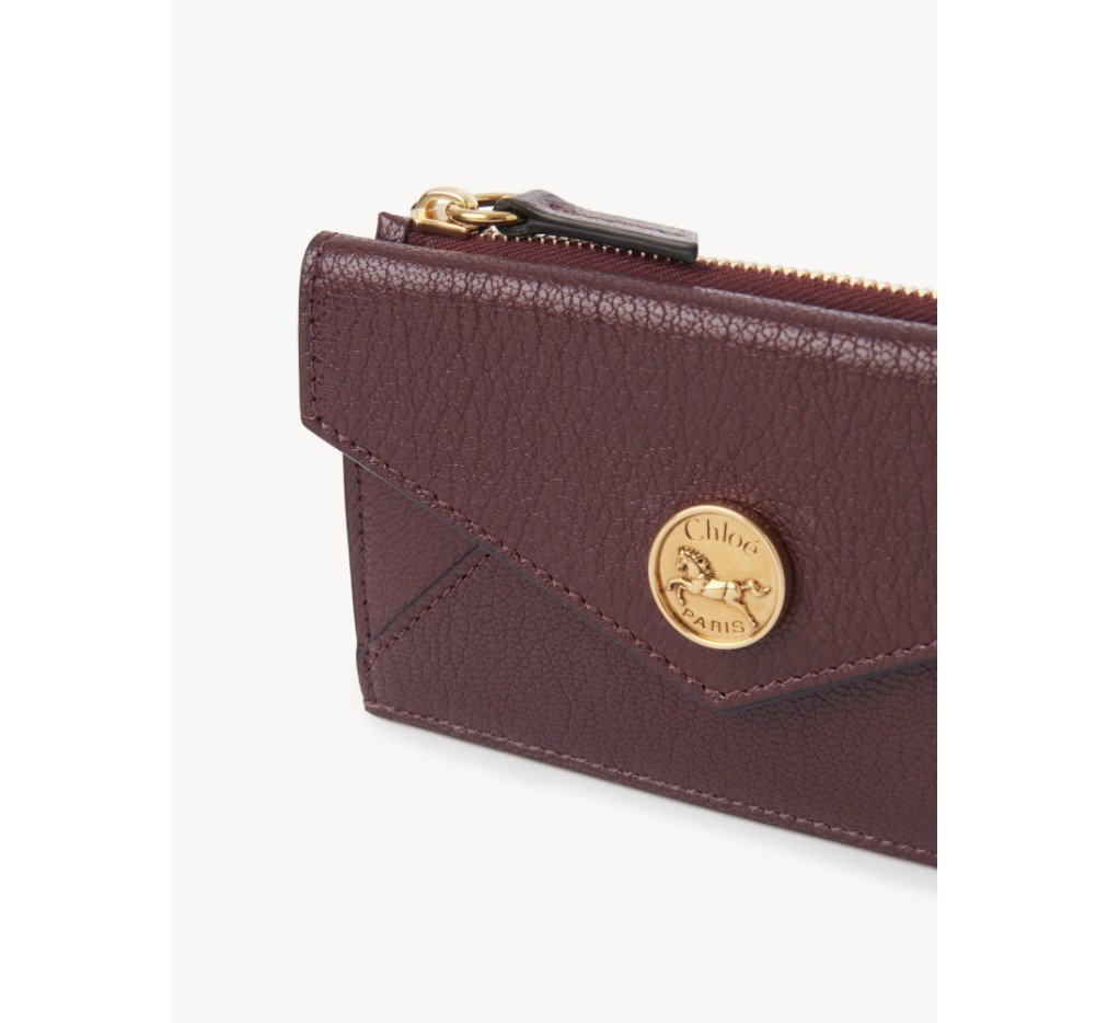 클로이 그레인 가죽 소재의 소형 봉투 카드 및 동전 홀더 CH25SP537O93575 - 이미지 5