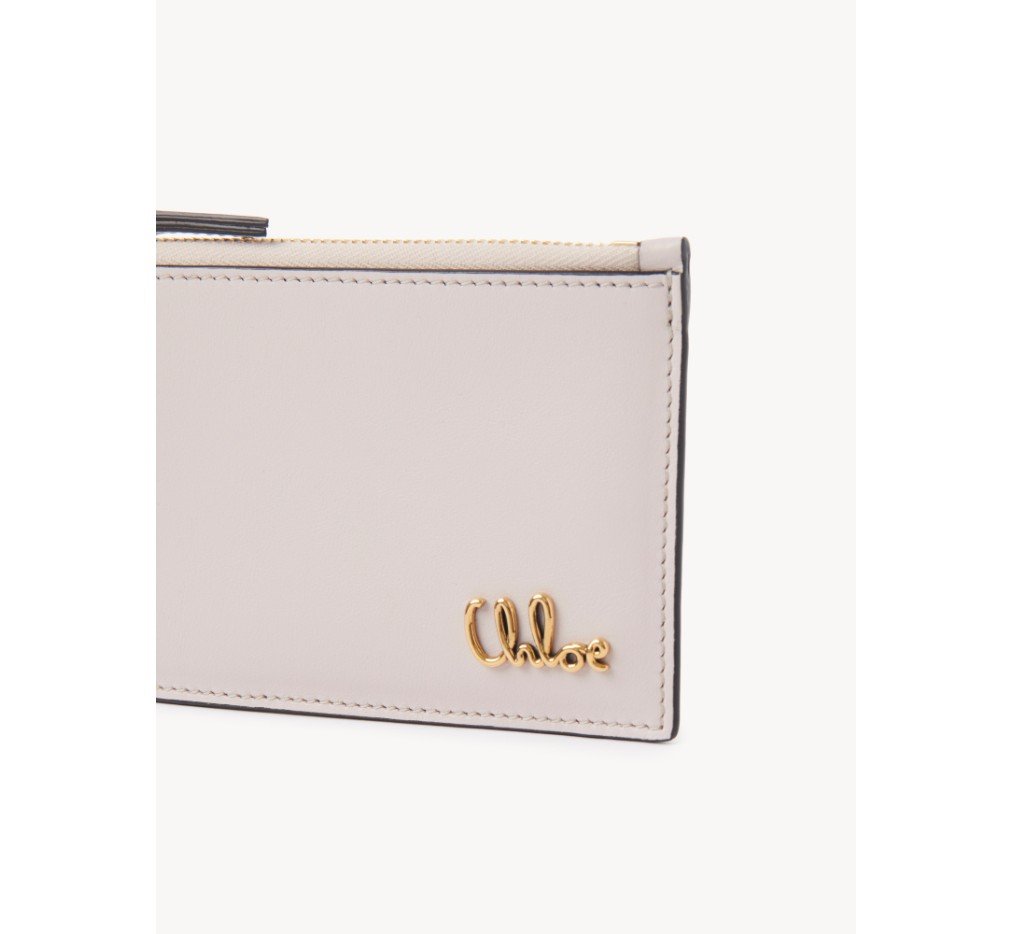 클로이 클로에 아이코닉 스몰 그레인 가죽 카드 및 동전 홀더 CH25SP537O9326Y - 이미지 5